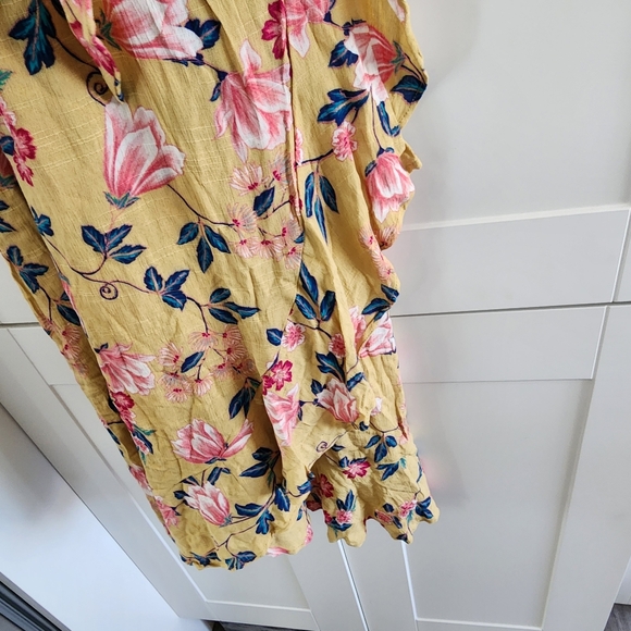 Fake wrap dress, a line neck with snap size 10 - Picture 4 of 8